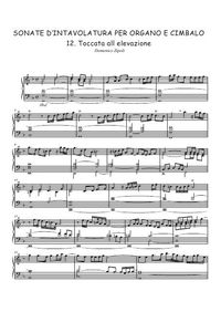 Sonate d'Intavolatura per Organo e Cimbalo 12. Toccata all elevazione - Domenico Zipoli
